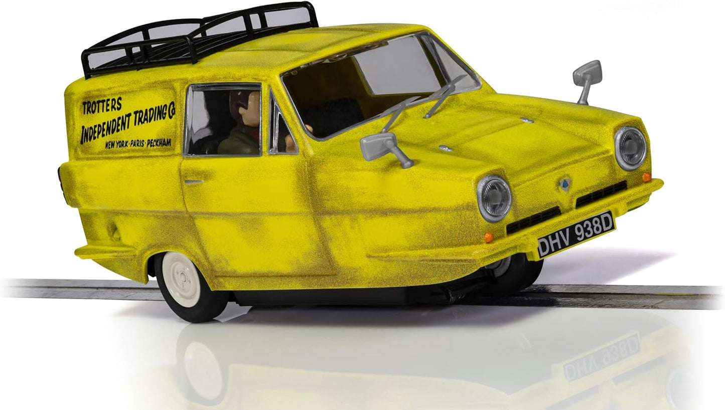 Scalextric C4223 Reliant Regal Supervan - Apenas tolos e cavalos, amarelo