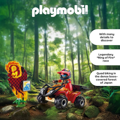 Playmobil | Veículos | Quadriciclo Off-road | Quadriciclo off-road com para-choque de proteção removível | brinquedo para crianças a partir de 4 anos | 72064