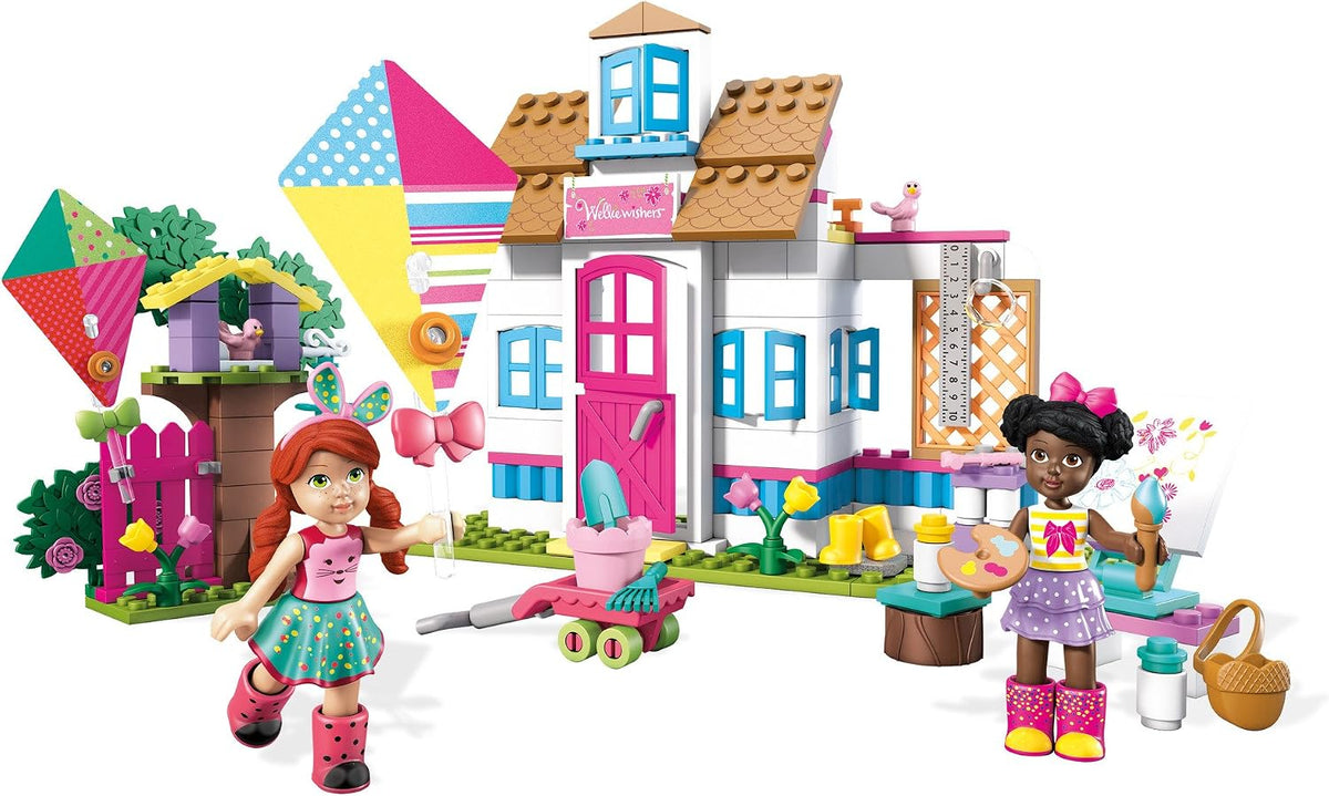 Mega Construx Welliewishers Playful Playhouse - Conjunto de Brinquedo Montável