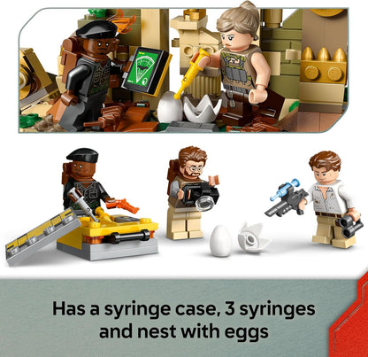 LEGO Jurassic World Spinosaurus e Quetzalcoatlus Missão Aérea - Inclui 2 figuras de dinossauros, caminhão e helicóptero de brinquedo, além de 4 minifiguras - Presente de dinossauros para meninos e meninas a partir de 8 anos - 76976