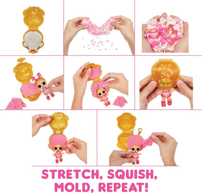 LOL. Surprise Squish Sand Magic Hair Tots - Boneca colecionável com Squish Sand e surpresas - Ótimo para meninas a partir de 3 anos