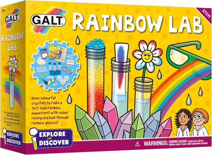 Galt Toys, Laboratório de Ciências, Kit de Ciências para Crianças, a partir de 6 anos e Brinquedos, Laboratório Arco-Íris, Kit de Ciências para Crianças, a partir de 5 anos