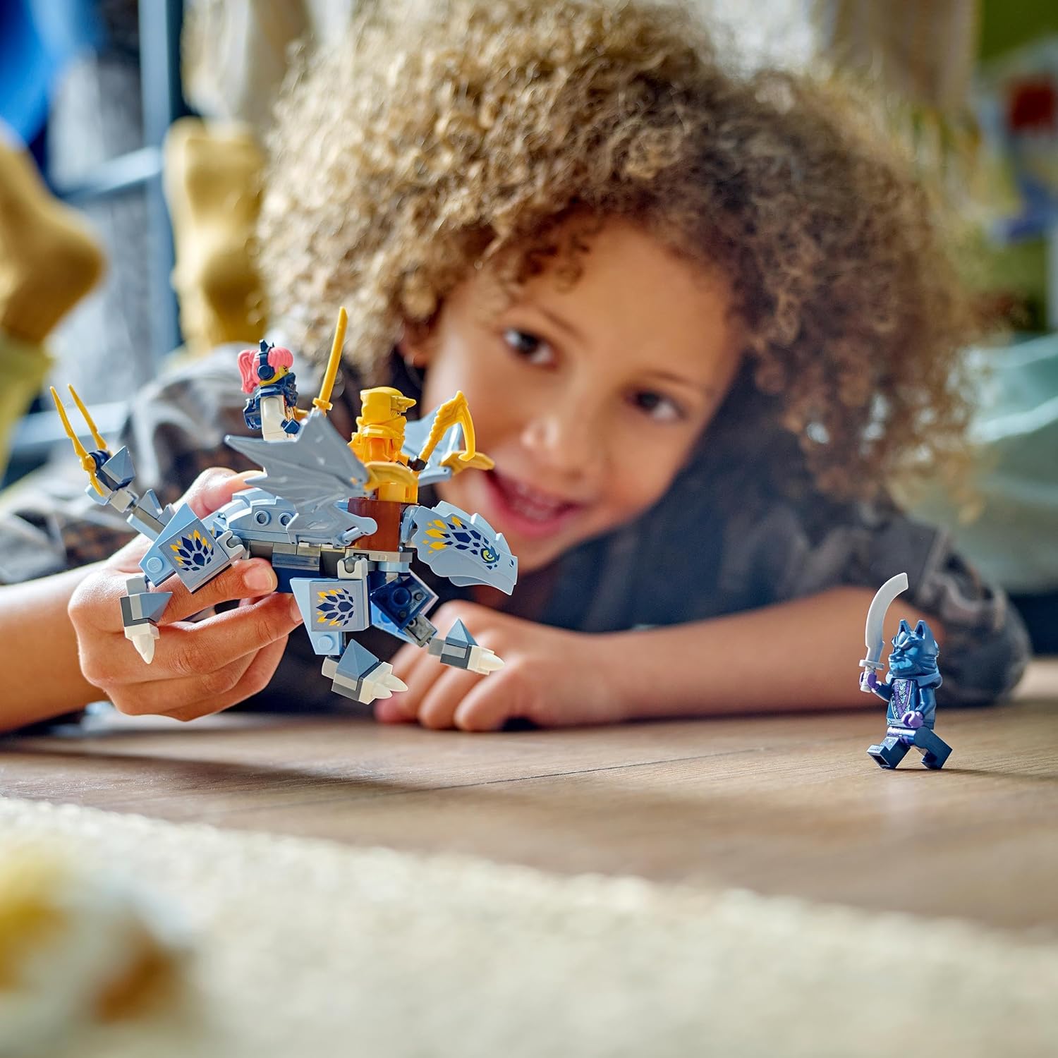 LEGO Brinquedo NINJAGO Young Dragon Riyu, conjunto de jogos Dragons Ri