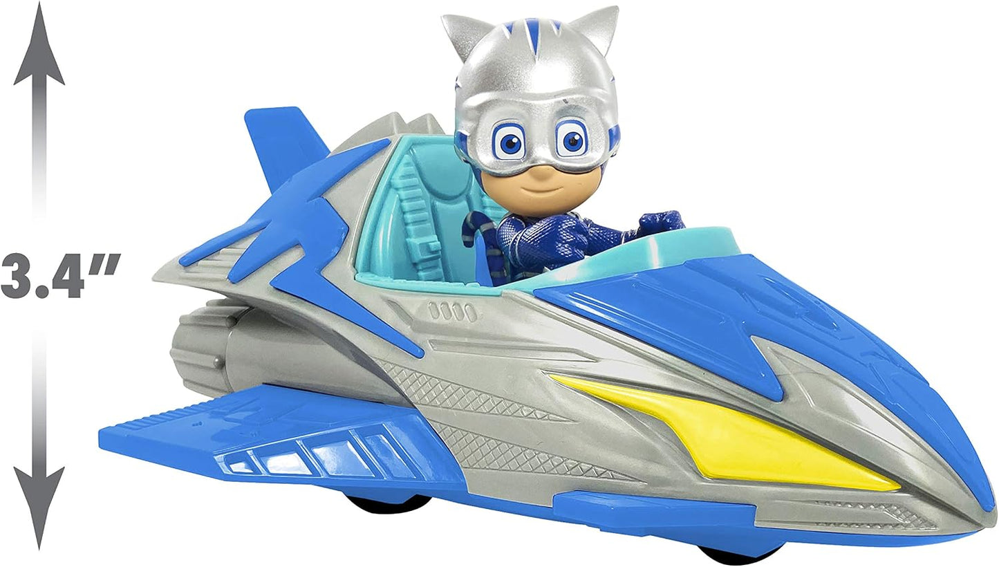 PJ Masks Conjunto de Brinquedo  "Save the Sky" com Figura da Corujita (Owlette) – Presente para Crianças (JP PJMC1200)