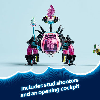 LEGO DREAMZzz 2 em 1 Mateo vs. Cyber Brain Mech - Robô modular para meninos e meninas a partir de 8 anos - Reconstrói e vira um boneco de escorpião - inclui uma minifigura e um sonhador - Ideia criativa para presente 71495