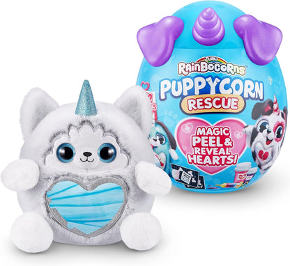 Rainbocorns Puppycorn Rescue Surprise, Surprise Plush Pet Unboxing (estilo pode variar)