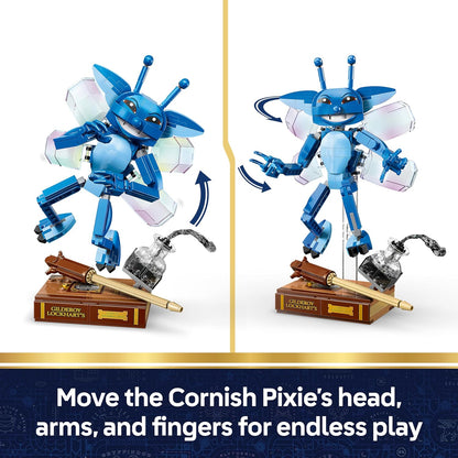 LEGO Harry Potter Duende da Cornualha - Figura Decorativa para Quarto ou Mesa com Livro e Varinha de Gilderoy Lockhart - Presente de Aniversário para Meninas e Meninos a partir de 8 Anos - 76461