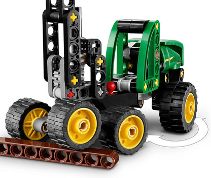 LEGO Technic John Deere 1470H Colheitadeira de Rodas - Brinquedo de Veículo de Construção - Kit de Modelo STEM com Braço Giratório e Garra Funcional - Presente para Meninos a partir de 7 Anos - 42218