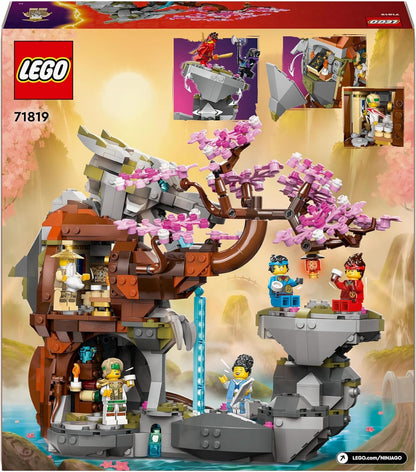 LEGO NINJAGO Dragon Stone Shrine Ninja Toy Adventure Playset para meninos, meninas e adolescentes com 6 minifiguras, modelo de figura edificável para brincar e exibir, decoração de quarto infantil, ideia de presente de aniversário 71819