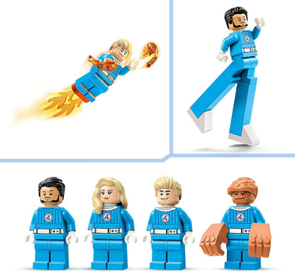 LEGO Marvel Quarteto Fantástico vs. Galactus - Brinquedo de Construção com Minifiguras Reed Richards, Mulher Invisível, O Coisa e Tocha Humana - Conjunto de Filmes para Meninos e Meninas a partir de 9 Anos - 76316