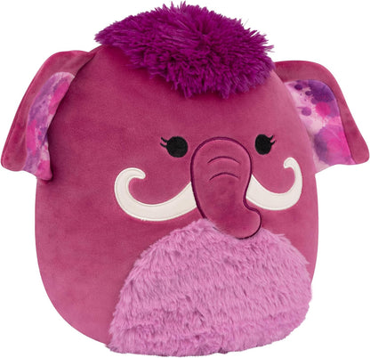 Squishmallows SQCR04576 12" Magenta, Magdalena-Woolly Mammoth