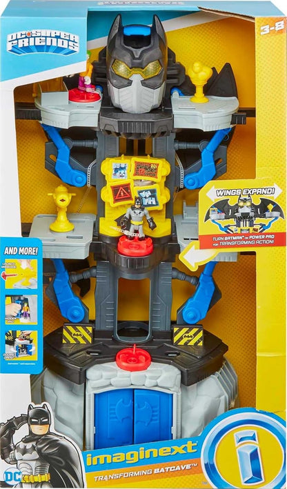 Conjunto de brinquedo DC Comics CHH91 Batman Imaginext Batcaverna Transformável