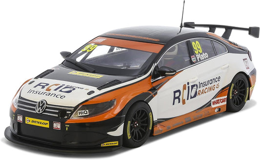 Coche Scalextric C3737 VW BTCC Volkswagen Passat-Jason Plato, Brands Hatch 2015"