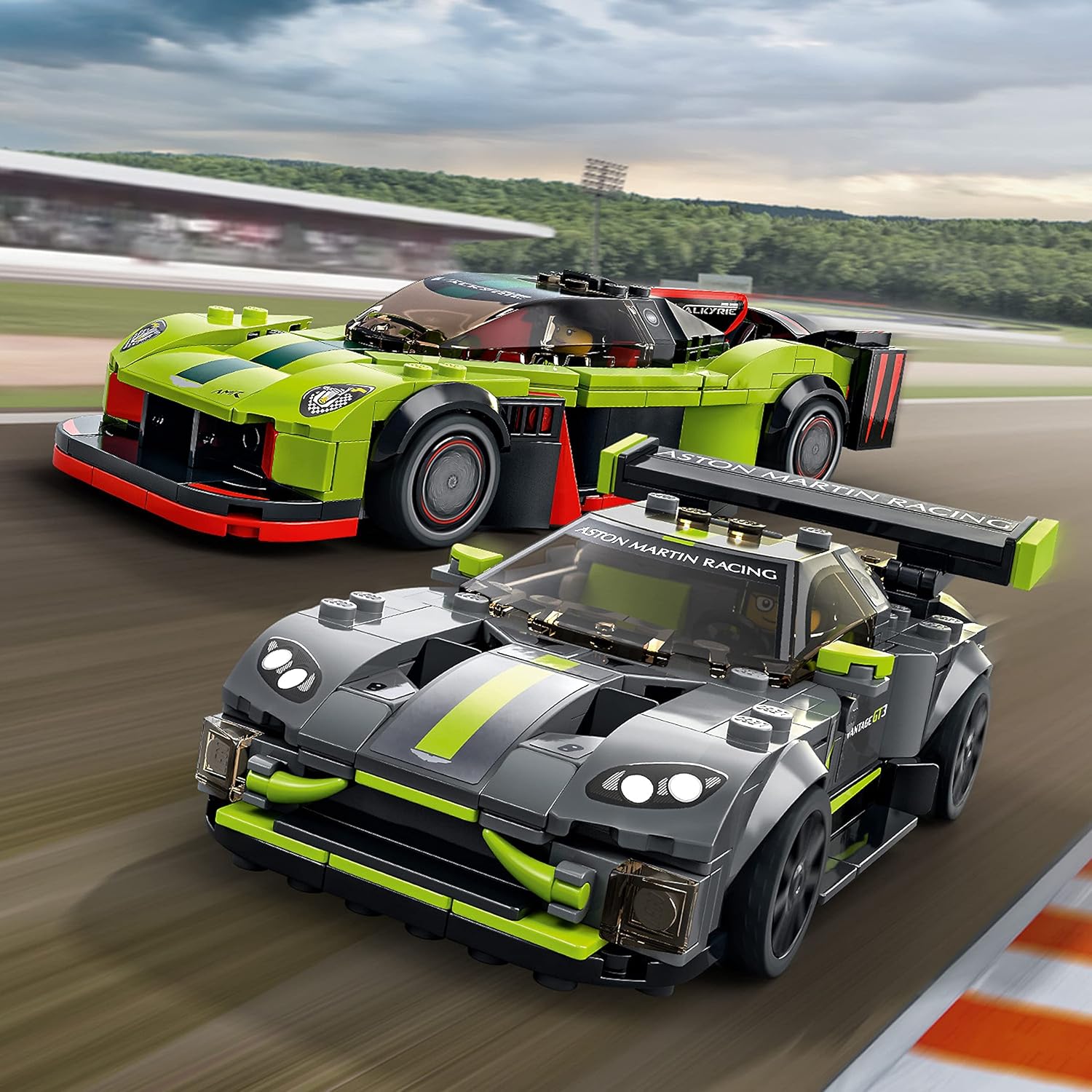 LEGO 76910 Speed Champions Aston Martin Valkyrie AMR Pro e Vantage GT3