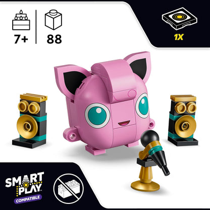 LEGO Pokémon SMART Play: Concerto do Jigglypuff – Conjunto de construção interativo compatível, inclui uma etiqueta SMART e figura Pokémon – Ideia de presente para meninos e meninas a partir de 7 anos – 72159