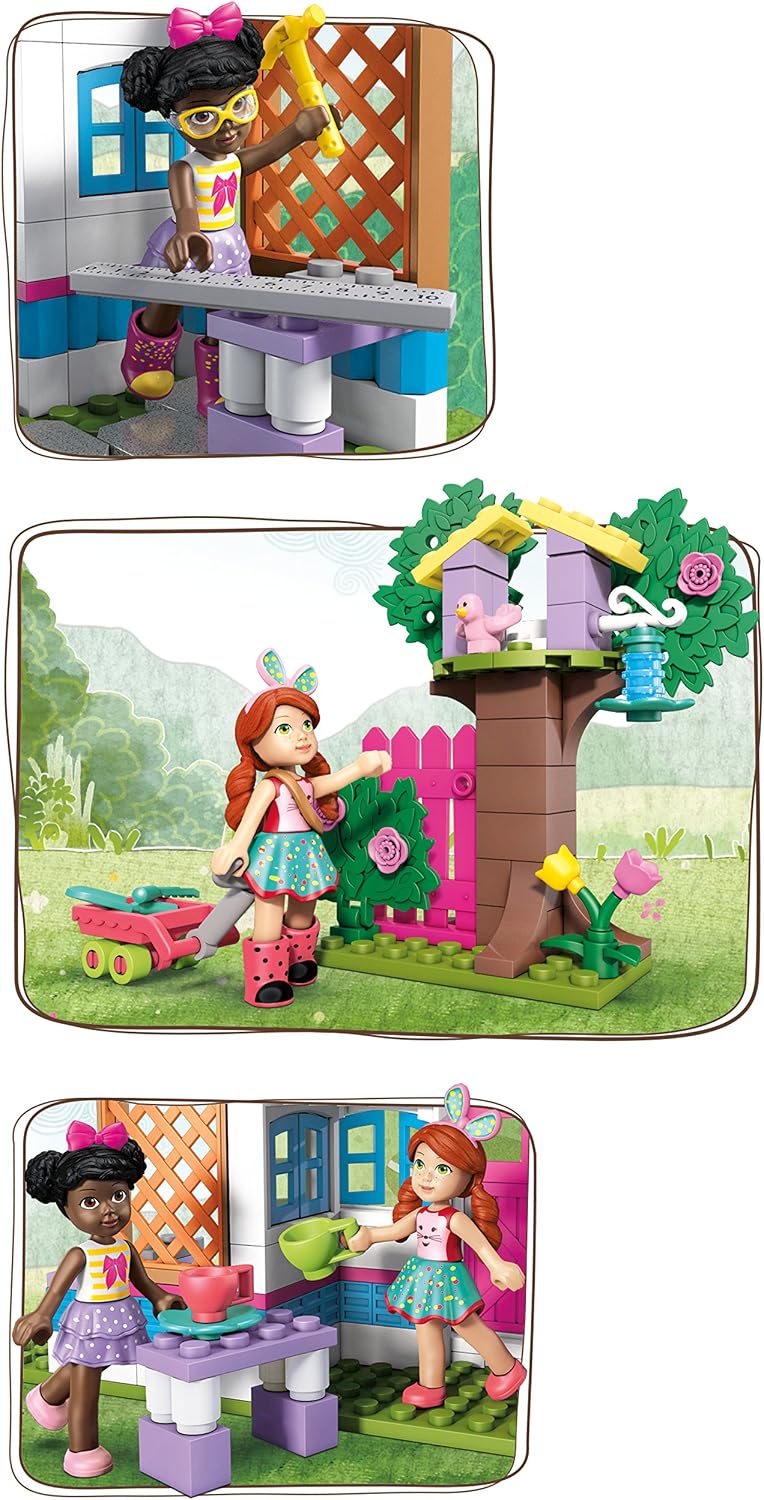 Mega Construx Welliewishers Playful Playhouse - Conjunto de Brinquedo Montável