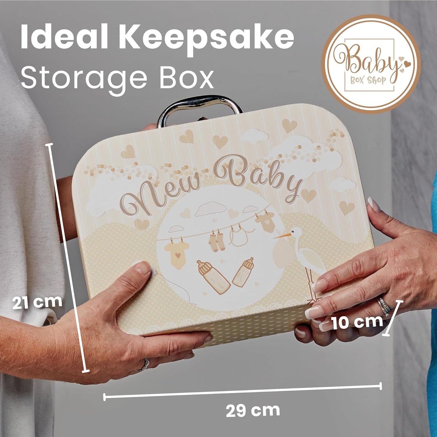 Presentes personalizados para bebês - Caixa de lembranças unissex inclui itens essenciais para bebês recém-nascidos, ursinho de pelúcia, itens essenciais para recém-nascidos e presentes para bebês