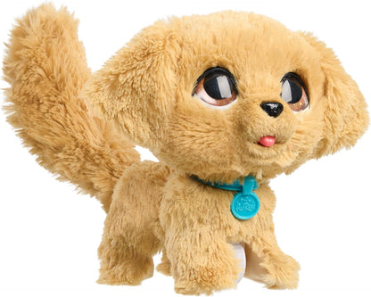 furReal Wag-A-Lots Golden Retriever Brinquedo Interativo de Pelúcia para Crianças, com Sons e Coleira, Funciona a Pilhas, para Crianças a partir de 4 Anos, da Just Play