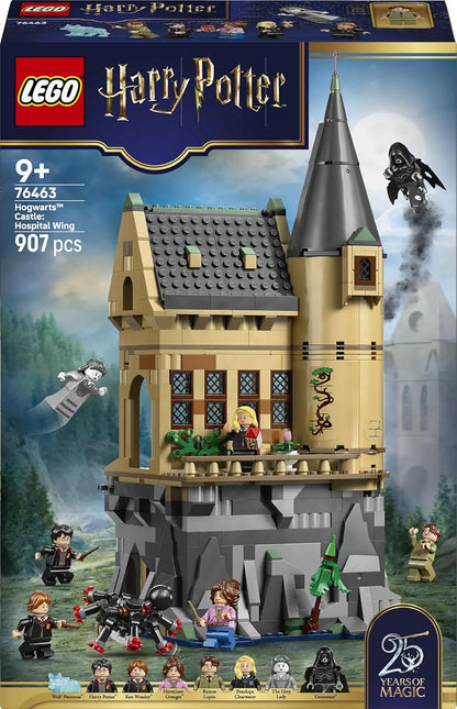 LEGO Harry Potter Castelo de Hogwarts: Ala Hospitalar - Kit de Modelo em Miniatura para Montar com 7 Minifiguras, incluindo Hermione e Ron - Ideia de Presente para Meninas, Meninos e Fãs a partir de 9 Anos - 76463