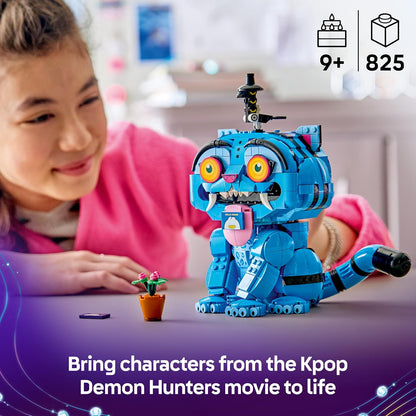 LEGO K-Pop Demon Hunters – Derpy Tiger e Sussie Bird – Brinquedo K-Pop com 2 figuras de animais e vaso de flores – Decoração para quarto infantil – Presente musical para meninas e meninos a partir de 9 anos e fãs de filmes – 72537