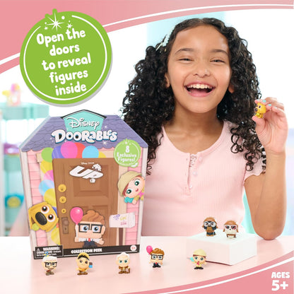 Just Play Disney Doorables Novo Pacote de Colecionador Up, Figuras Colecionáveis em Pacotes Surpresa, Brinquedos Infantis para Crianças a partir de 5 Anos, Exclusivo da Amazon