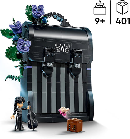 LEGO Wednesday: Mochila da Wandinha 76787 | Brinquedo para meninas e meninos a partir de 9 anos, mini boneca e figura do Mãozinha, modelo 3D com suporte para fotos, decoração para o quarto, presente...