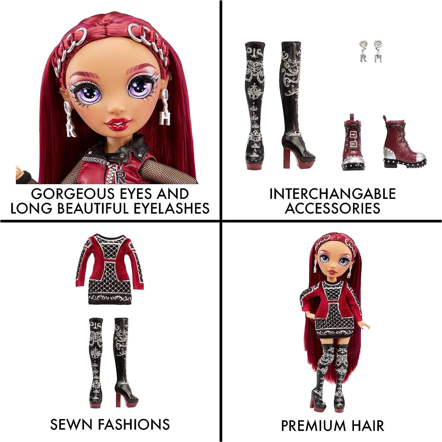 Rainbow High Mila Berrymore Red Vermelho Serie 4