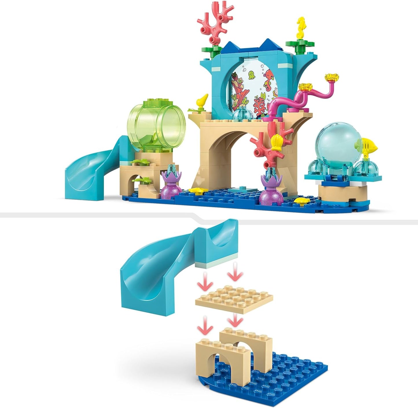 LEGO Casa de Bonecas da Gabby Sereia Aventura no Aquário da Gabby - Inclui uma mini boneca da Gabby e uma figura de MerCat, além de acessórios divertidos - Presente para meninas a partir de 4 anos e fãs do filme - 11204