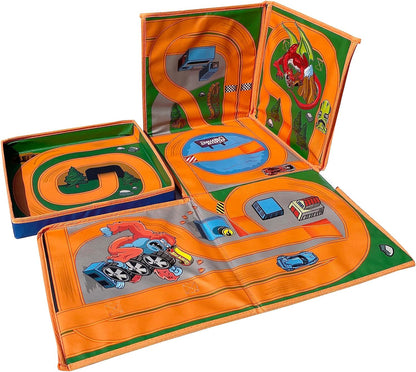 Alfombrilla y almacenamiento Hot Wheels PETERKIN ZipBin | ¡Colección para 300 coches y tapete de juego! | Coches y motores de juguete | Más de 3 años