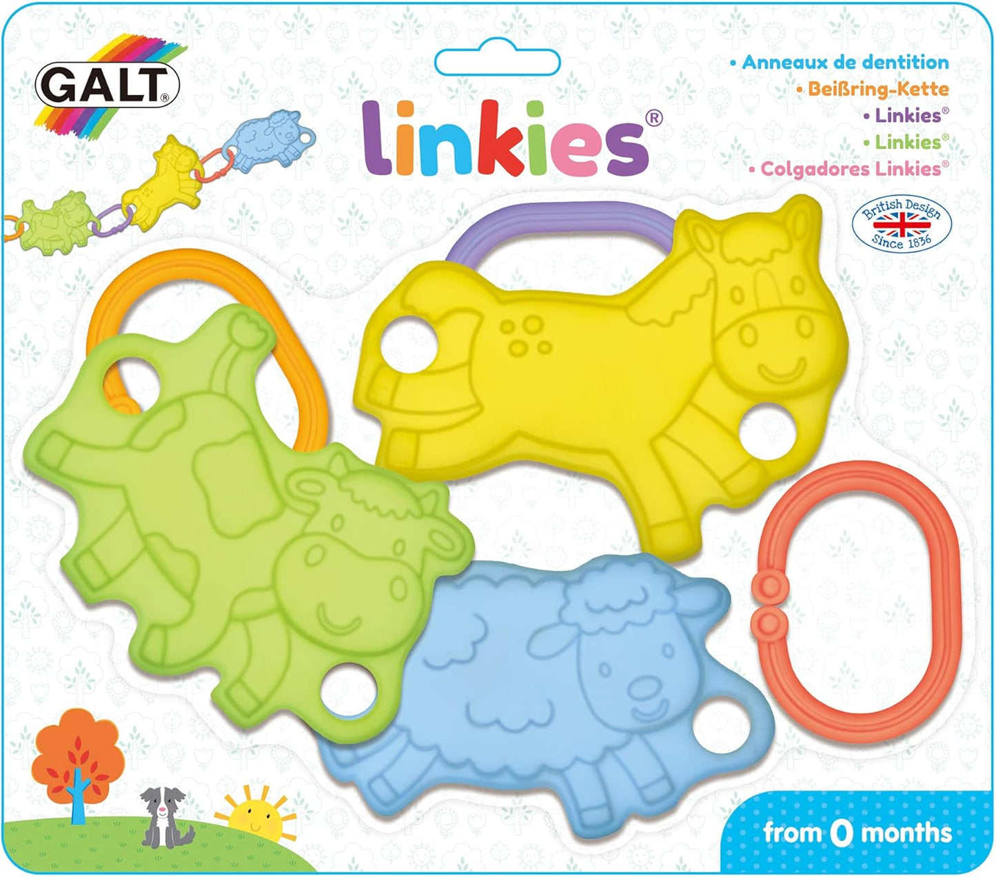 Galt Toys, Linkies, brinquedos de dentição para bebês a partir de 0 meses