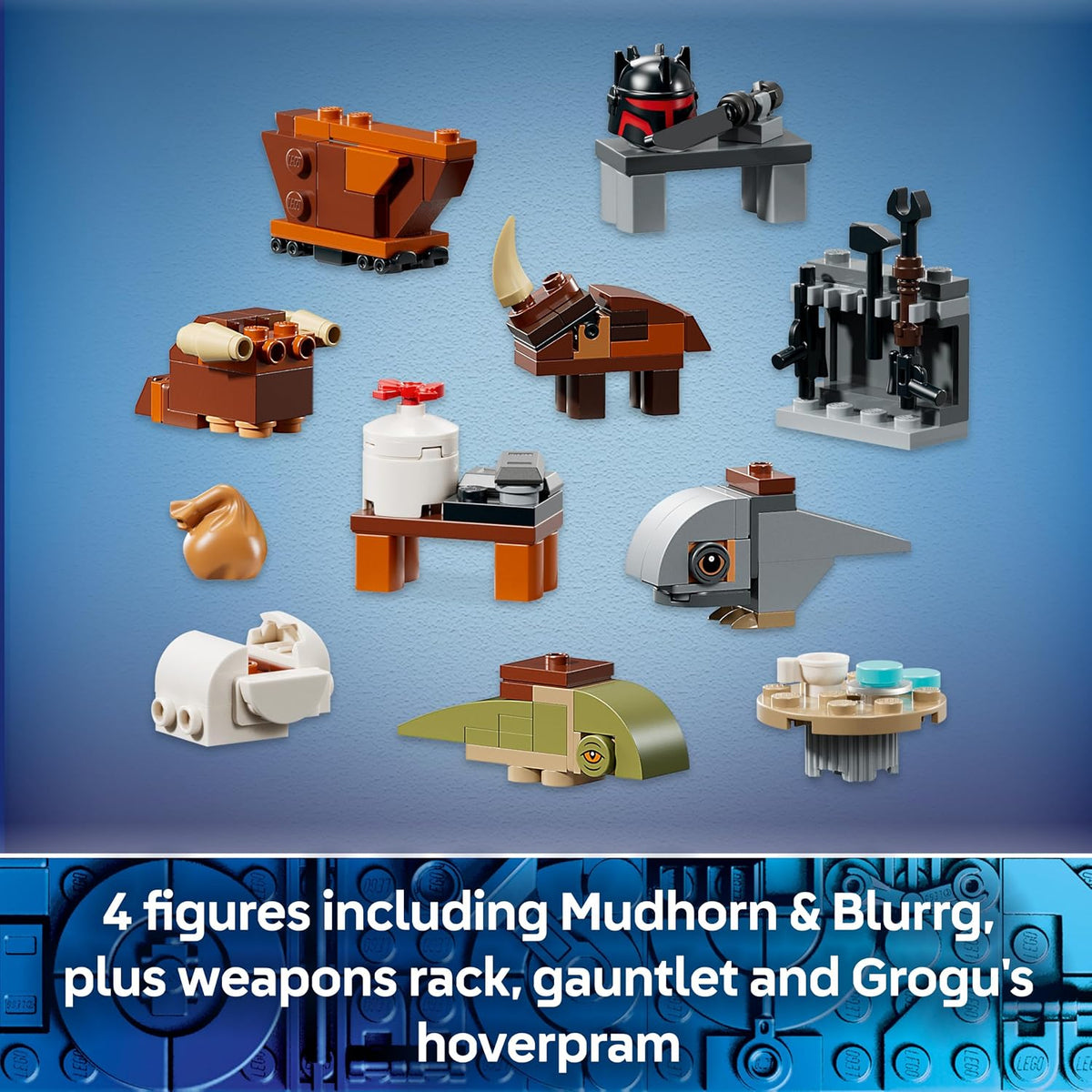 LEGO Calendário do Advento Star Wars 2026-75456 | Brinquedos para meninos a partir de 6 anos, 24 surpresas, figuras do droide IG-11 e de Grogu, 4 minifiguras, ideia de presente de Natal...
