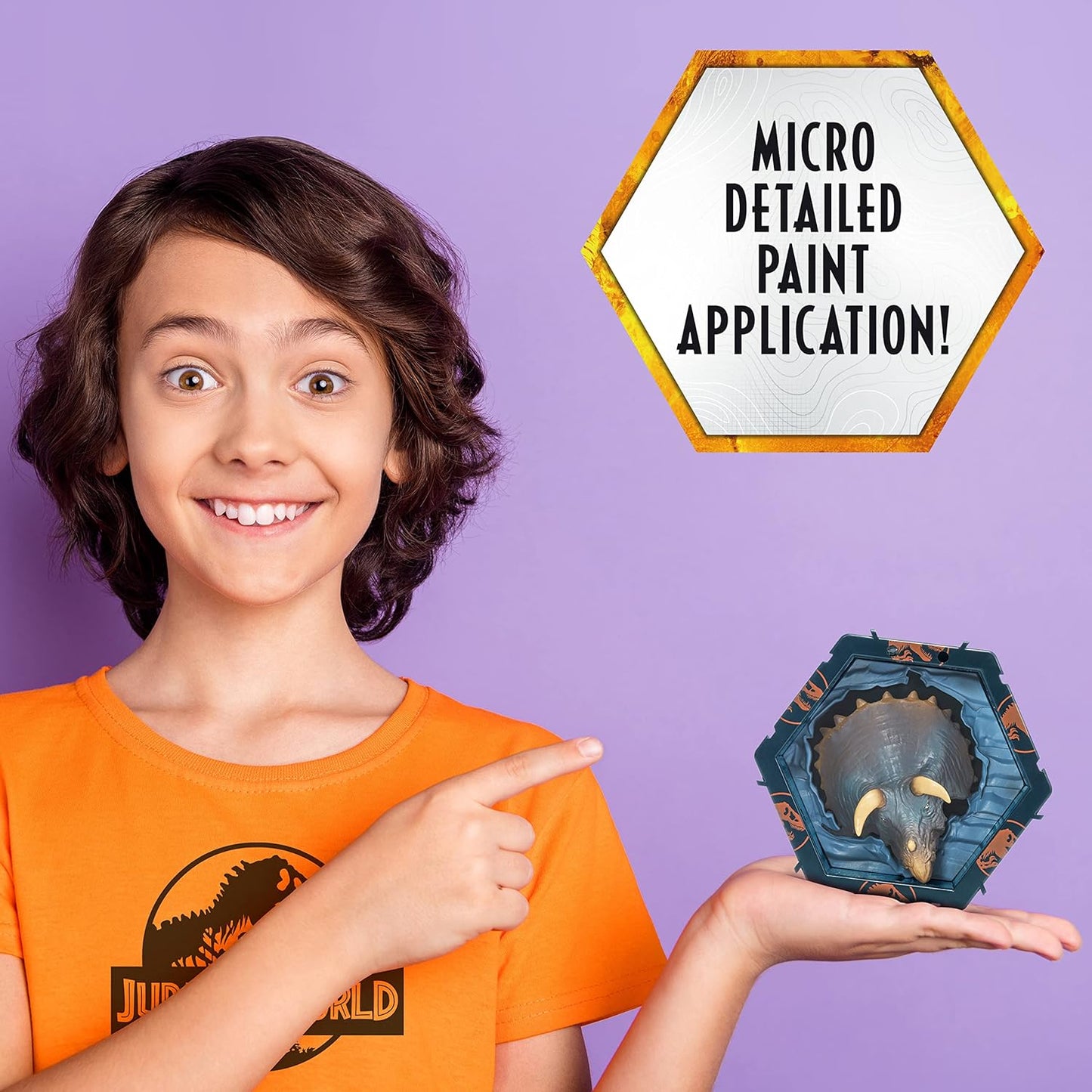 Figura luminosa WOW Pods Triceratops Dinossauro Jurassic World Dominion WOW! Stuff