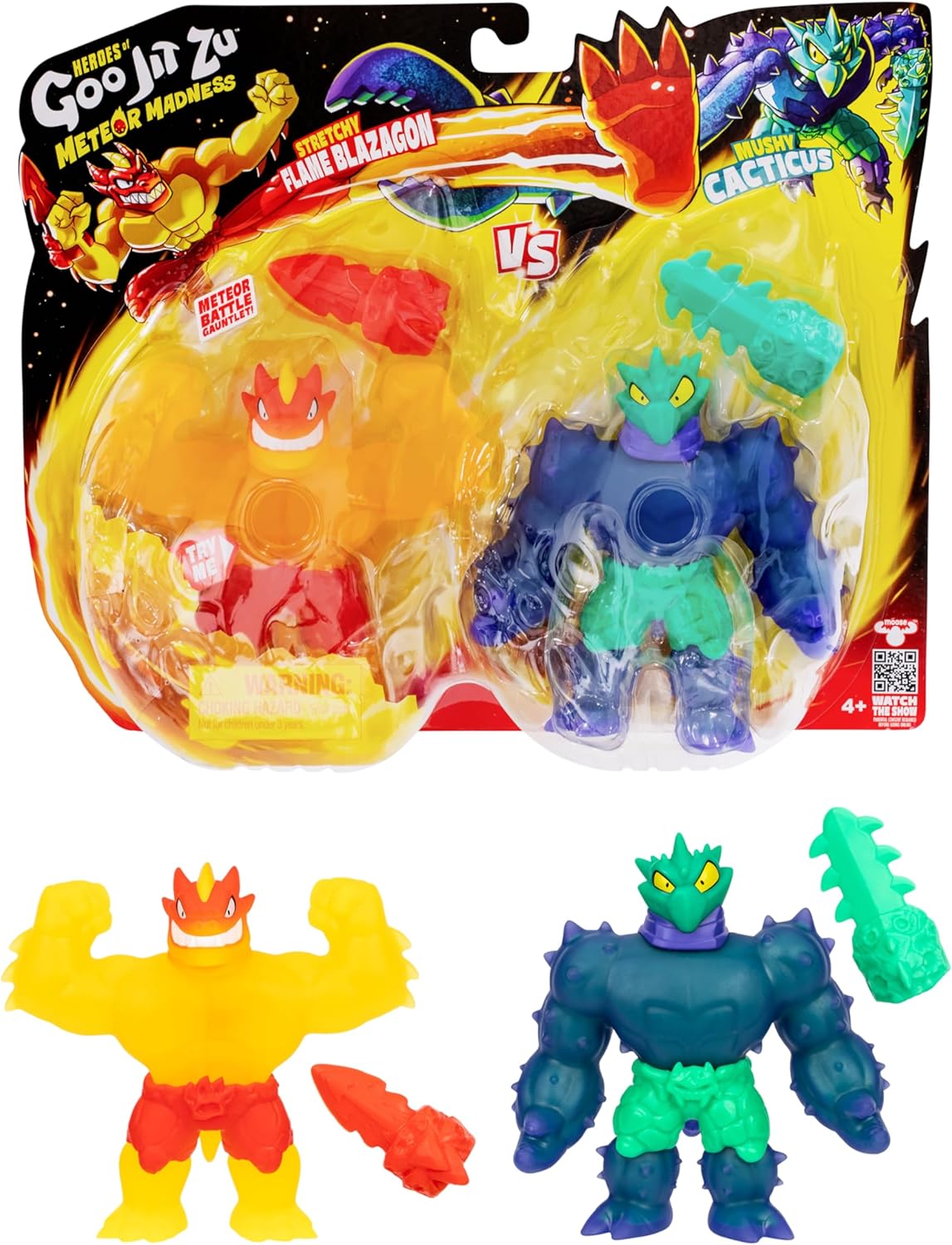 Heróis de Goo Jit Zu Meteor Madness Versus Pack, Flame Blazagon versus