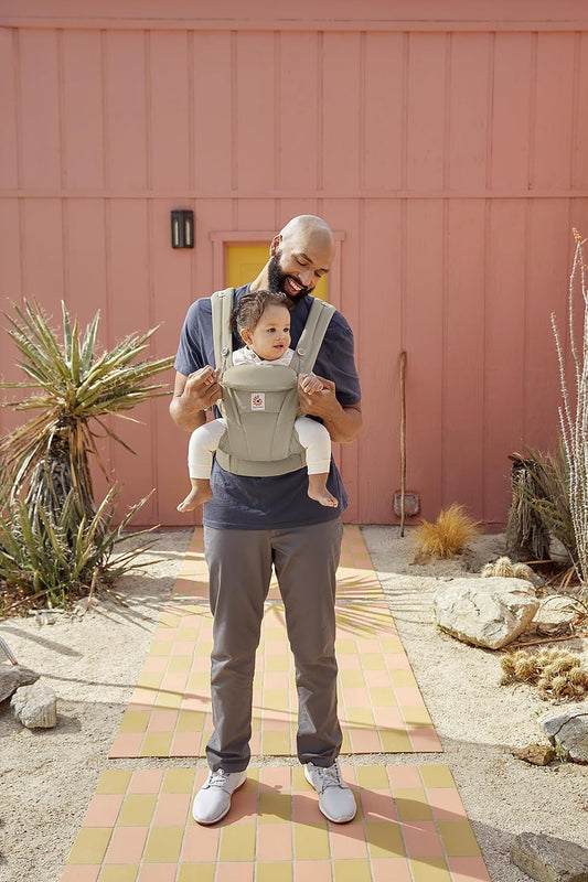 Ergobaby Porta-bebês Omni Dream para recém-nascidos desde o nascimento até 20,4 kg, 4 posições com algodão SoftTouch, posição ergonômica para bebê na frente para dentro e nas costas