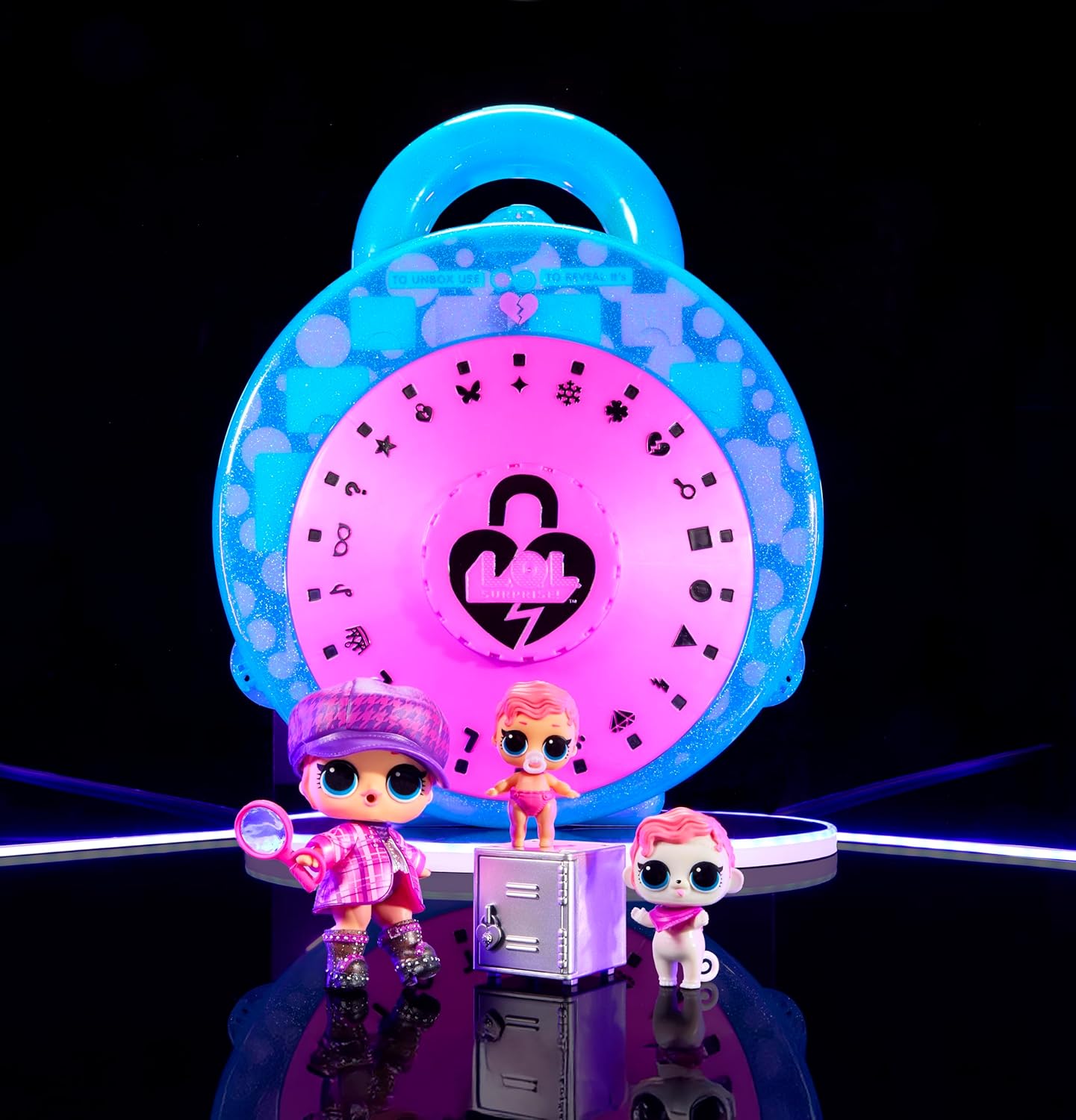 L.O.L. Surprise! Série Eye Spy: Unboxing Definitivo - Inclui 3 bonecas exclusivas, embalagem gigante em formato de cadeado e mais de 40 surpresas para revelar!