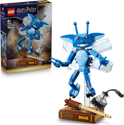 LEGO Harry Potter Duende da Cornualha - Figura Decorativa para Quarto ou Mesa com Livro e Varinha de Gilderoy Lockhart - Presente de Aniversário para Meninas e Meninos a partir de 8 Anos - 76461