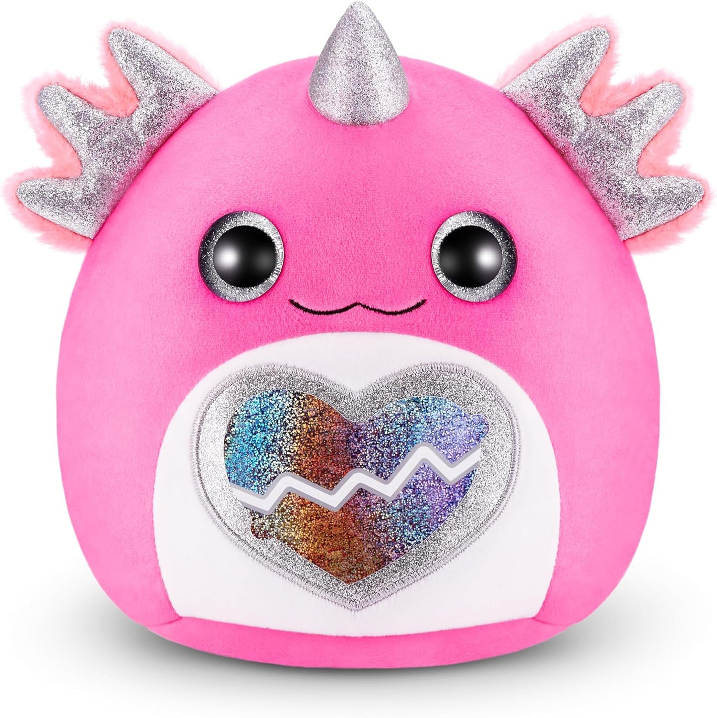 Rainbocorns ZURU Eggzania Mini Mania, Axolotl, por ZURU Plush Surprise Unboxing com brinquedo de pelúcia de animal, ideal para meninas com brincadeiras imaginárias (Axolotl)