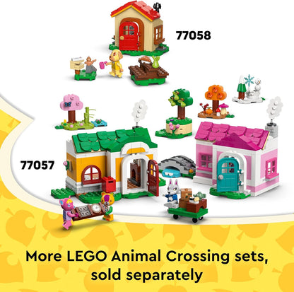 LEGO Animal Crossing Coleção Museu do Blathers - Brinquedo interativo com minifiguras do Blathers e da Lily, além de fósseis de dinossauro e acessórios - Presente gamer para meninas e meninos a partir de 7 anos - 77056