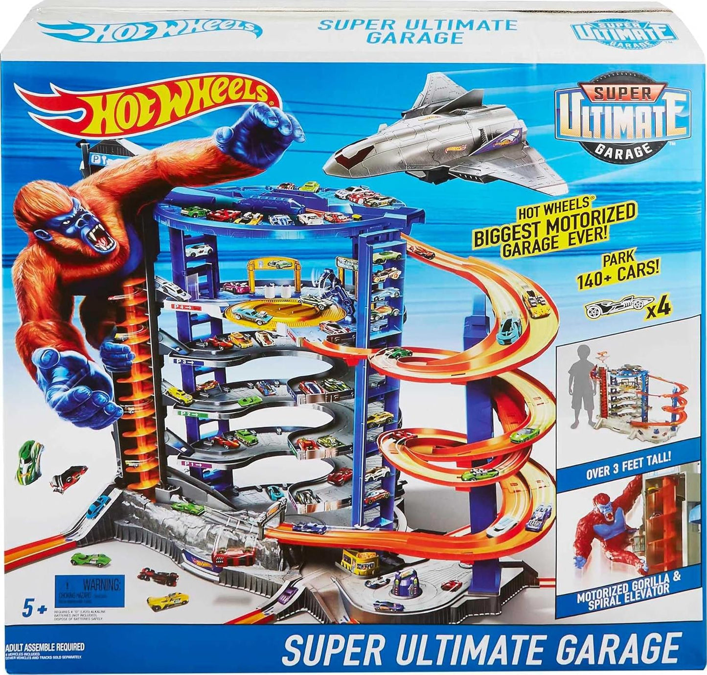 Hot Wheels Conjunto de jogos de garagem Super Ultimate FML03