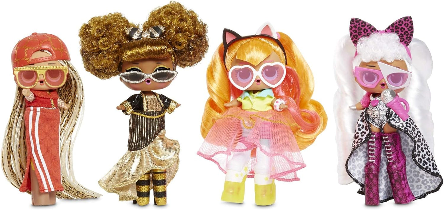 L.O.L. Surprise! Mini Boneca Fashion JK - 15 Surpresas, Roupas e Acessórios - Colecionável - Abelha Rainha
