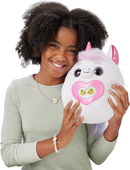 Rainbocorns Eggzania Surprise Mania Trixie the Kitten - Pelúcia colecionável - Mais de 20 surpresas dentro, 28 cm, bicho de pelúcia fofinho, anéis, pulseiras, adesivos, acessórios vestíveis (gatinho)