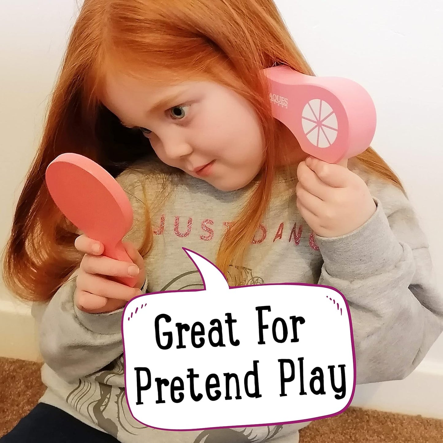 Jaques of London Conjunto de maquiagem | Brincadeira de faz de conta | Conjunto de maquiagem de madeira para crianças | Brinquedos para meninas de 3 anos | Desde 1795