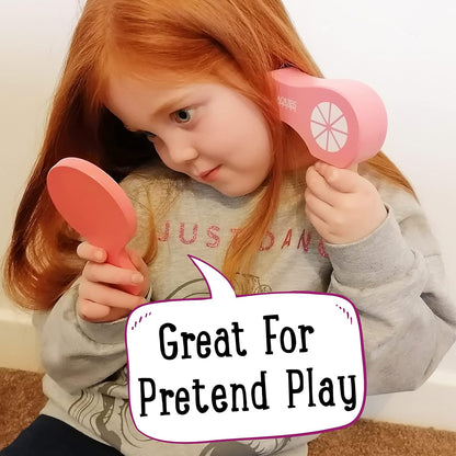 Jaques of London Conjunto de maquiagem | Brincadeira de faz de conta | Conjunto de maquiagem de madeira para crianças | Brinquedos para meninas de 3 anos | Desde 1795