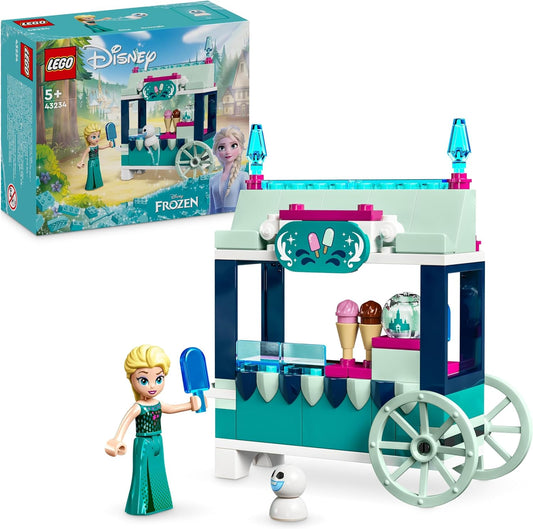 LEGO ǀ Disney Princess Elsa Juguete helado para construir para niños, niñas y niños con minimuñeca de la princesa Elsa y muñeco de nieve, es un divertido regalo diario 43234