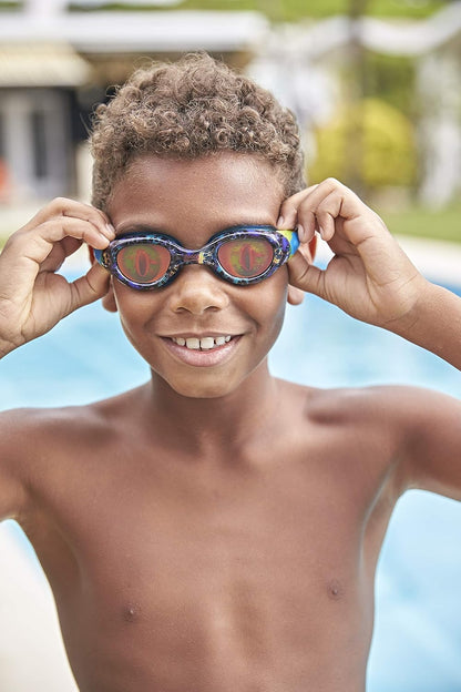 Zoggs Gafas de natación unisex para jóvenes, con lentes holográficas Sea Demon, de 6 a 14 años