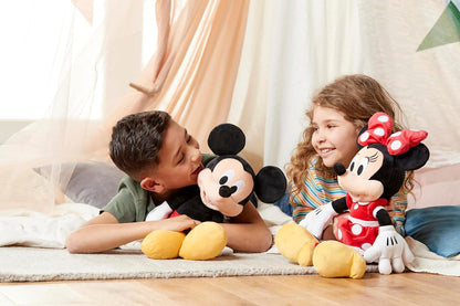 Disney Mickey Mouse de Pelúcia Tamanho Médio Oficial da Disney Store para Crianças, 45cm/17”, Personagem Macio com Acabamento Suave e Detalhes Bordados - Adequado para Crianças a partir de 0 anos
