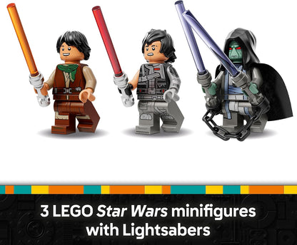 LEGO Star Wars 75414 The Force Burner Snowspeeder - Brinquedo de construção com 3 minifiguras com sabres de luz e uma moto speeder - Presente para meninos a partir de 7 anos e fãs de Reconstruir a Galáxia