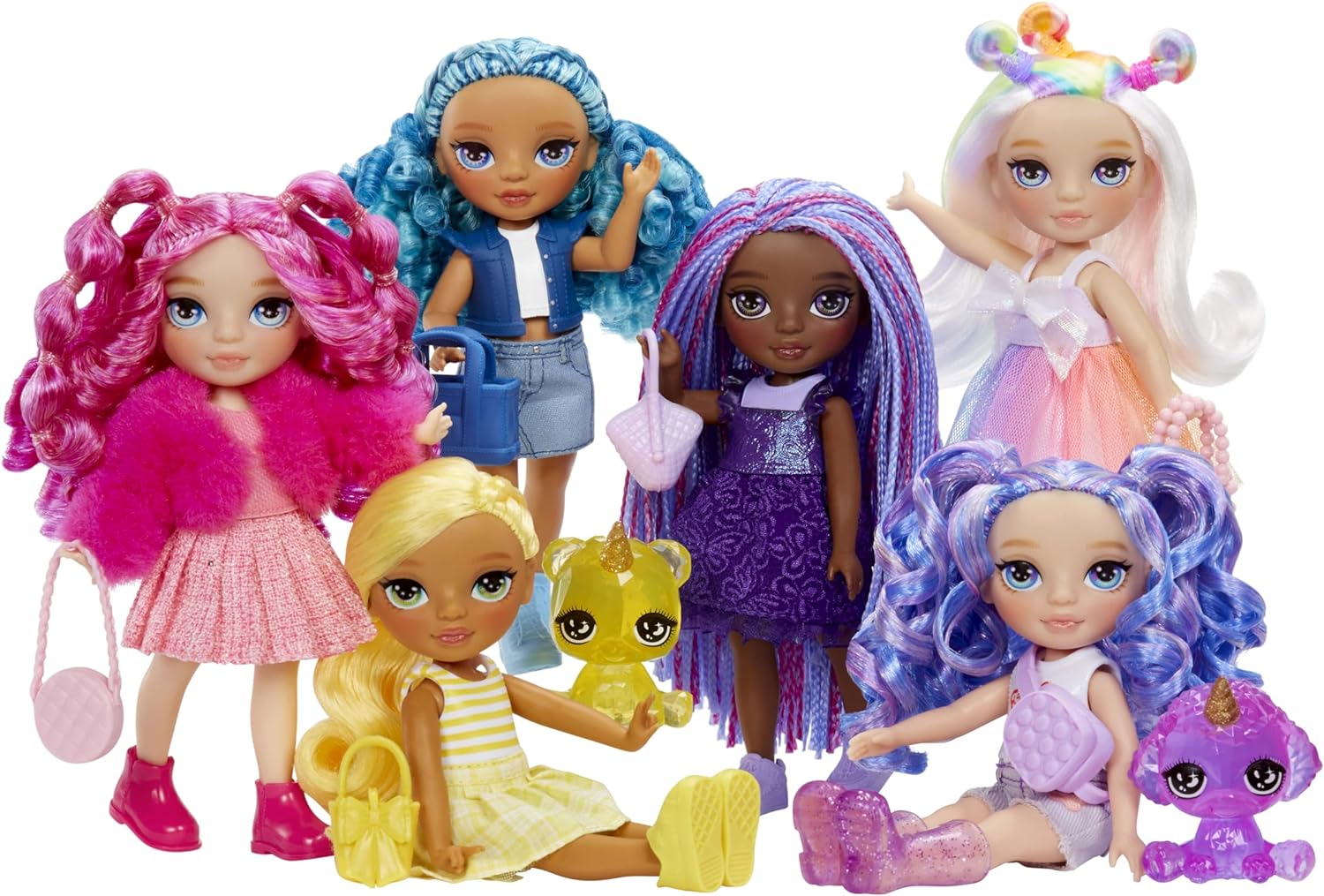 Rainbow High Littles - Salgueiro Ametista - Boneca fashion pequena e p