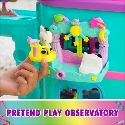 Gabby’s Dollhouse, Conjunto de Brinquedo Varanda dos Sonhos Pandy Paws, 8 Peças com Figuras de Brinquedo, Acessórios para Casa de Bonecas e Brincadeira Sensorial, Brinquedo Infantil para Meninas e Meninos a partir de 3 Anos