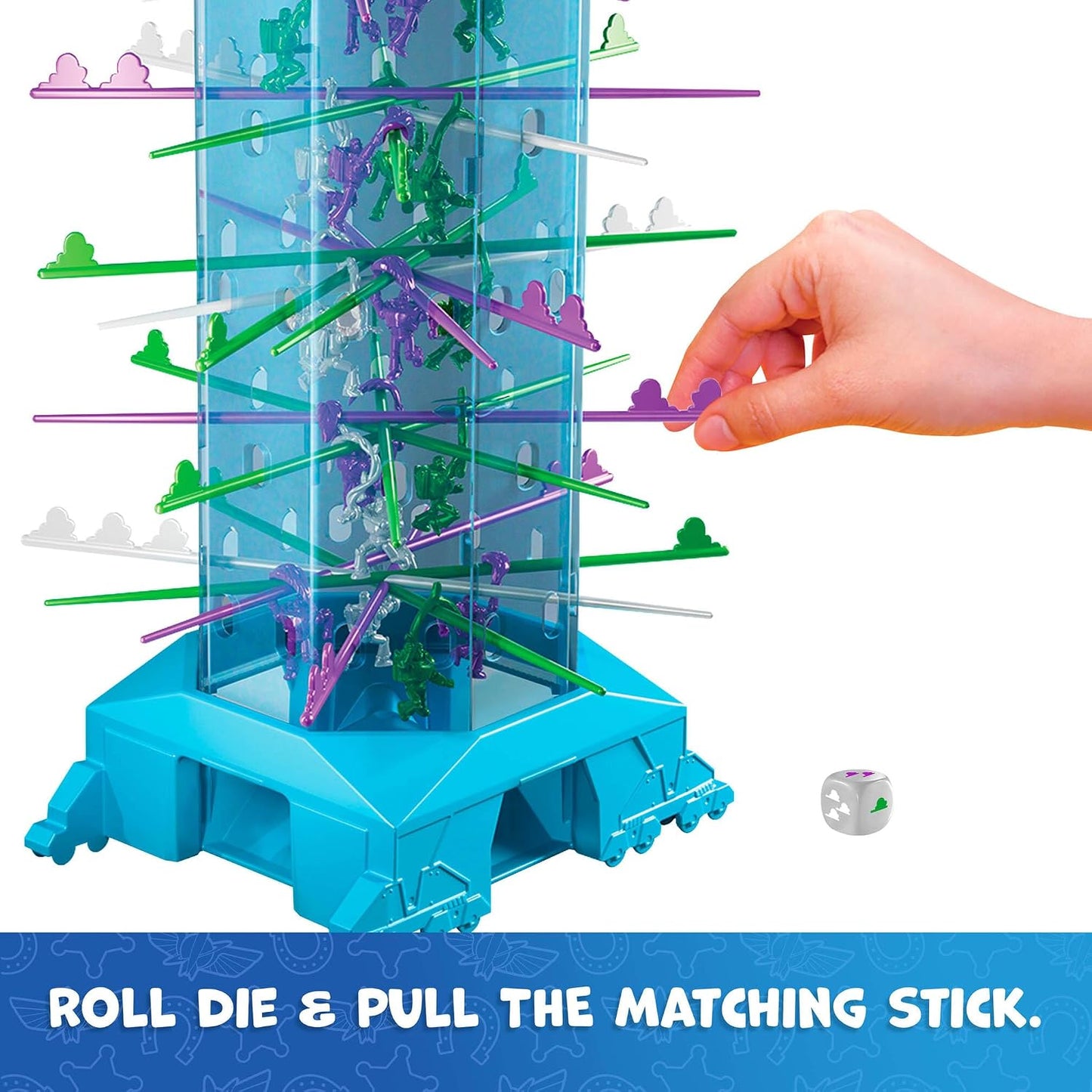 Mattel Games Tumblin’ Monkeys Disney e Pixar Toy Story 5 | Jogo do Buzz Lightyear para Crianças e Família, para 2 a 4 Jogadores a partir de 5 anos, JLW88